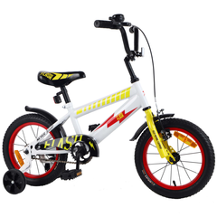 Велосипед дитячий двоколісний FLASH T-21441 white, білий, 14 дюймів