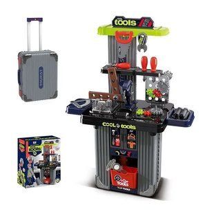 Игровой набор инструментов мастерская в чемодане, "Cool Tools" 66 х 48 х 24 см, 008-102A
