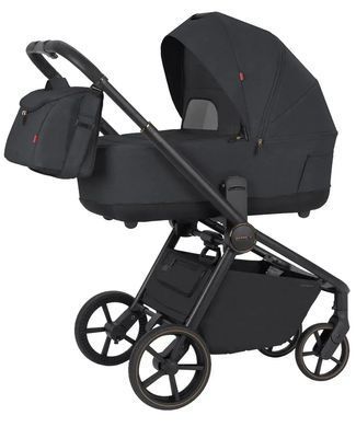 Коляска универсальная 3 в 1, CARRELLO Epica CRL-8511 (3in1) Space Black, черная, Карелло Эпика