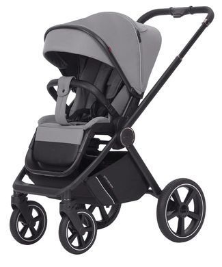 Коляска універсальна 2 в 1, CARRELLO Ultimo CRL-6515 (2in1) Smoke Grey, світло-сіра, Карелло Ультімо
