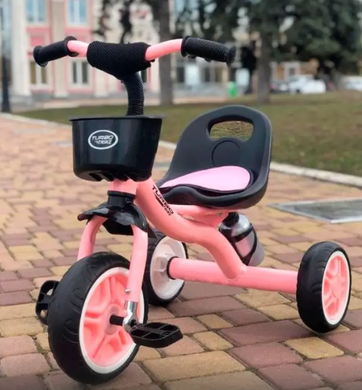 Велосипед детский трехколесный Turbo Trike M 3197-7 розовый