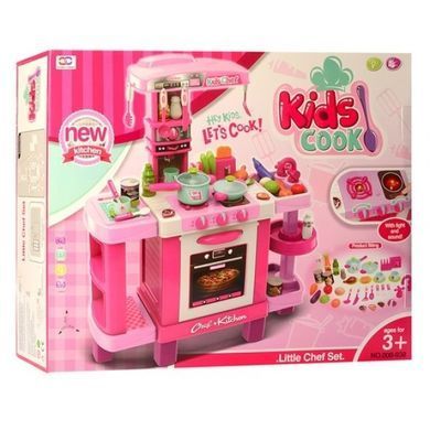 Кухня дитяча Kids Chef з аксесуарами, 78х29х87 см, 008-938