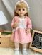 Лялька вінілова 55см, ручна робота, блондинка з блакитними очима, Reborn Baby Doll 38
