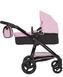 Коляска для ляльок трансформер 2в1, CARRELLO ULTRA + сумка, 85*40*80см, 9696 PINK