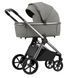 Коляска універсальна 2 в 1, візочок CARRELLO Omega CRL-6530 (2in1) Superb Grey + ліхтар, сіра, Карелло Омега