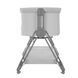 Дитяче приставне ліжечко CARRELLO Gracia CRL-16502 Cool Grey, сіре