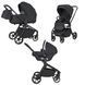 Коляска универсальная 3 в 1, CARRELLO Epica CRL-8511 (3in1) Space Black, черная, Карелло Эпика