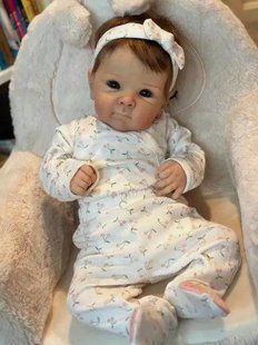 Пупс виниловый 50см, ручная работа, кукла-младенец для девочки, Baby born 16