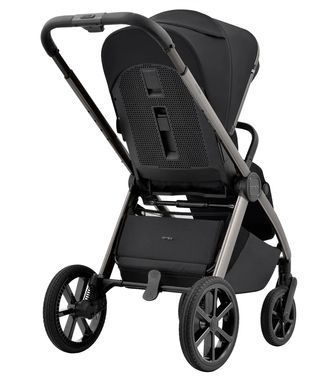 Коляска універсальна 2 в 1, візочок CARRELLO Omega CRL-6530 (2in1) Absolute Black + ліхтар, чорна, Карелло Омега