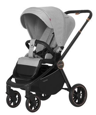 Коляска універсальна 2 в 1, CARRELLO Epica CRL-8510/1 (2in1) Silver Grey, сіра, Карелло Епіка