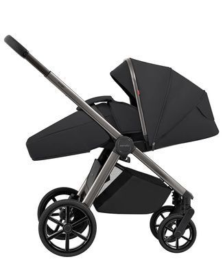 Коляска універсальна 2 в 1, візочок CARRELLO Omega CRL-6530 (2in1) Absolute Black + ліхтар, чорна, Карелло Омега