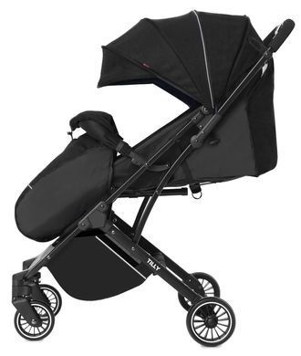 Коляска прогулянкова, візочок, легка Tilly Bella T-163 Black, чорна, до 15кг