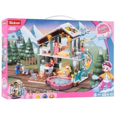 Конструктор для девочки SLUBAN "HAPPY DIARY, Курорт", 439 дет., M38-B0961