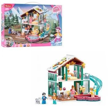 Конструктор для девочки SLUBAN "HAPPY DIARY, Курорт", 439 дет., M38-B0961