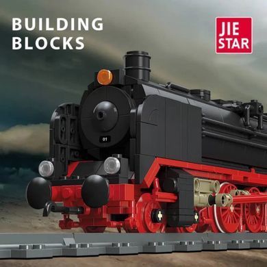Конструктор "Потяг Steam Locomotive BR01", 1173 деталей, Jie Star 59004