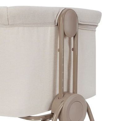 Детская приставная кроватка CARRELLO Gracia CRL-16502 Linen Beige, бежевая