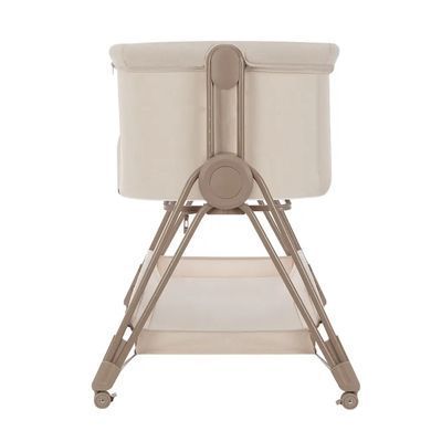 Детская приставная кроватка CARRELLO Gracia CRL-16502 Linen Beige, бежевая