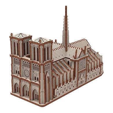 Конструктор дерев'яний, механічний, 3D пазл, "Собор Паризької Богоматері" MR.PLAYWOOD, 148 дет. 10411