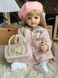 Кукла виниловая 55см, ручная работа, блондинка с сумочкой, Reborn Baby Doll 36