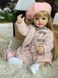 Кукла виниловая 55см, ручная работа, блондинка с сумочкой, Reborn Baby Doll 36