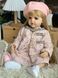 Кукла виниловая 55см, ручная работа, блондинка с сумочкой, Reborn Baby Doll 36