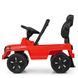 Дитяча каталка-толокар Bambi, з батьківською ручкою, M 4128 L-3, червоний