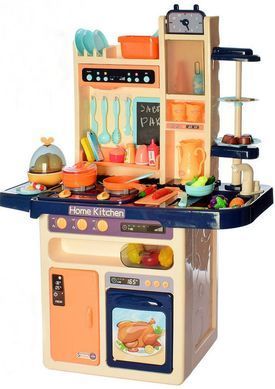 Детская игровая кухня Home Kitchen, вода, пар, свет, звук, 65 предметов, 94 см, 889-161
