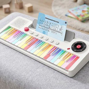 Детский игровой электронный синтезатор Rainbow Piano 286SY