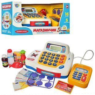 Дитячий ігровий касовий апарат "Мій магазинчик" Limo Toy, 7020-UA