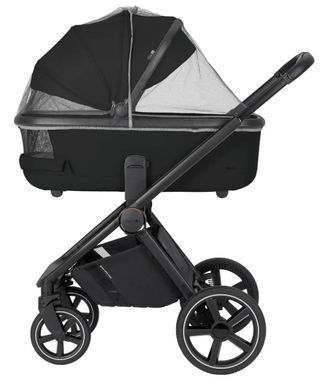 Коляска универсальная 2 в 1, CARRELLO Ultimo CRL-6528 (2in1) Sable Black, черная, Карелло Ультимо