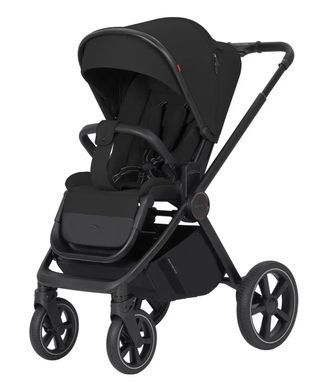 Коляска универсальная 2 в 1, CARRELLO Ultimo CRL-6528 (2in1) Sable Black, черная, Карелло Ультимо
