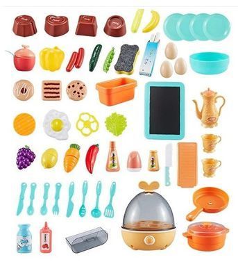 Детская игровая кухня Home Kitchen, вода, пар, свет, звук, 65 предметов, 94 см, 889-161