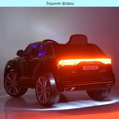 Дитячий одномісний електромобіль машина джип Ауді з м'яким сидінням JJ2066EBLR-1