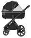 Коляска универсальная 2 в 1, CARRELLO Ultimo CRL-6528 (2in1) Sable Black, черная, Карелло Ультимо