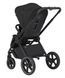 Коляска универсальная 2 в 1, CARRELLO Ultimo CRL-6528 (2in1) Sable Black, черная, Карелло Ультимо