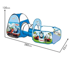 Детская игровая палатка - домик с туннелем и кольцом "Паровозик Томас" 96965 E