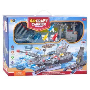 Игровой набор "Авианосец", военный корабль с транспортом, HS530A