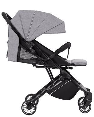 Коляска прогулянкова, візочок, легка Tilly Bella T-163 Light Grey, світло-сіра, до 15кг