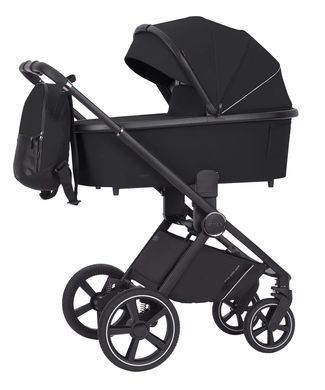 Коляска універсальна 2 в 1, CARRELLO Ultimo CRL-6515 (2in1) Pitch Black, чорна, Карелло Ультімо
