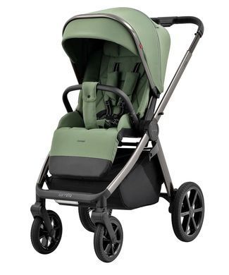 Коляска універсальна 2 в 1, візочок CARRELLO Omega CRL-6530 (2in1) Perfect Green + ліхтар, зелена, Карелло Омега