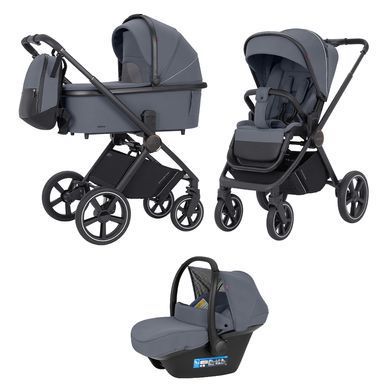 Коляска універсальна 3 в 1, Carrello Ultimo CRL-6519 (3in1) Cool Grey, сіра, Карелло Ультімо