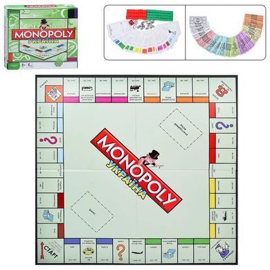 Игра настольная "Монополия", игровое поле 50*50 см, 2-8 игроков, 6123