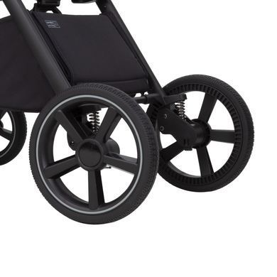 Коляска універсальна 2 в 1, CARRELLO Ultimo CRL-6515 (2in1) Pitch Black, чорна, Карелло Ультімо
