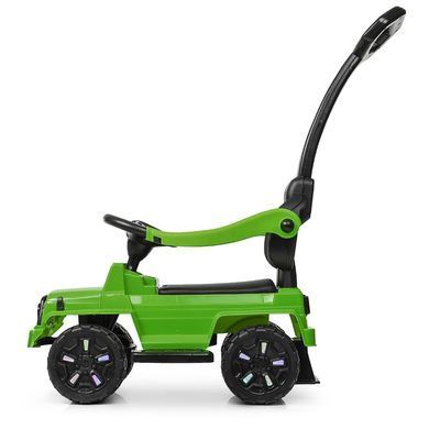 Детская каталка-толокар Bambi, с родительской ручкой, M 4128 L-5, зеленый