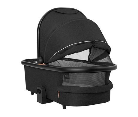 Коляска універсальна 2 в 1, CARRELLO Sigma CRL-6509 NF 2in1 Obsidian Black, чорна, Карелло Сігма