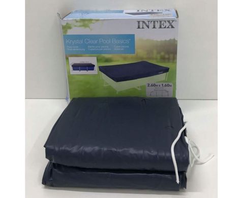 Тент - чохол, накидка для прямокутного каркасного басейну 260*160см, Intex 28036