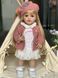 Лялька вінілова 55см, ручна робота, блондинка в беретику, Reborn Baby Doll 39