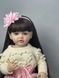 Лялька вінілова 55см, ручна робота, брюнетка, Reborn Baby Doll 17