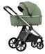 Коляска універсальна 2 в 1, візочок CARRELLO Omega CRL-6530 (2in1) Perfect Green + ліхтар, зелена, Карелло Омега