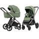 Коляска універсальна 2 в 1, візочок CARRELLO Omega CRL-6530 (2in1) Perfect Green + ліхтар, зелена, Карелло Омега